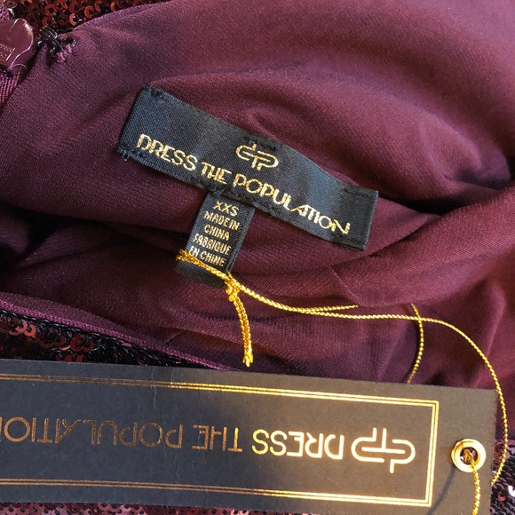 Dress the population emilia sequin dress FINAL PRICE NO OFFER CONSIDERED - Picture 8 of 8